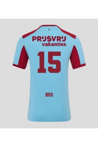 Feyenoord Jordan Bos #15 Fotballdrakt Tredje Klær 2025-26 Korte ermer